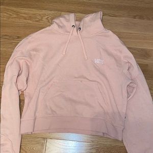 Light Pink Vans Cropped Sweatshirt